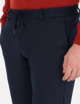 Lacivert Ex. Slim Fit Kuma_ Pantolon
