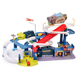 Паркинг-Трек "Городская эстакада с динозаврами" в коробке