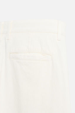 COTTON-HEMP CHINO TROUSERS - Zara фото 9