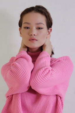 10817 Свитер-реглан нежно-розовый - Martichelli фото 12