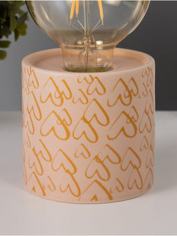 Светильник Цилиндр большие сердца LED 2хАА 8.5?8.5?17 см