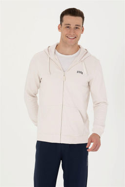 U. S. Polo Assn Мужской вязаный кардиган с капюшоном и камнем - U.s. polo assn фото 3