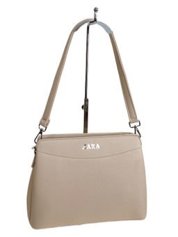 Женская сумка из искусственной кожи, цвет молочный