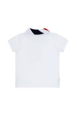 Белая базовая футболка для мальчика - U.s. polo assn фото 3