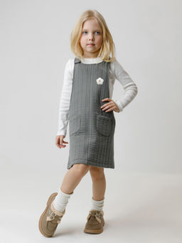 КР 5712/пряный базилик к585 сарафан для дев