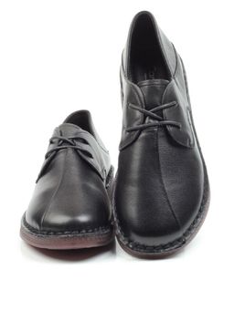 03-5905 BLACK Полуботинки женские (натуральная кожа) - Фабричный китай фото 14