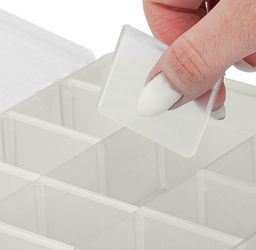 Органайзер для мелочей 19,2*16*4,2 см с разделениями Fiori Orchid М, , арт BQ4015/KL4015