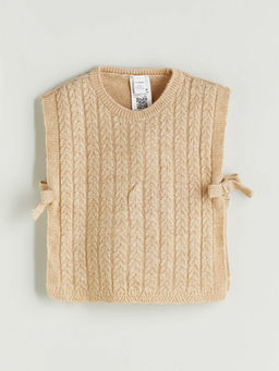 Bisiklet Yaka K?z ?ocuk Triko S?veter