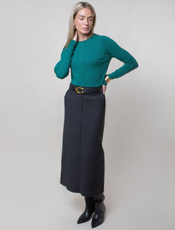 Джемпер тонкой вязки из хлопка с нейлоном - Vilatte фото 4