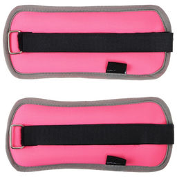 Утяжелители неопреновые ONLYTOP, 2 шт. × 0.25 кг, цвет розовый