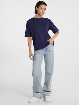 Футболка женская в синем цвете синее небо 302862 - Mark formelle фото 3