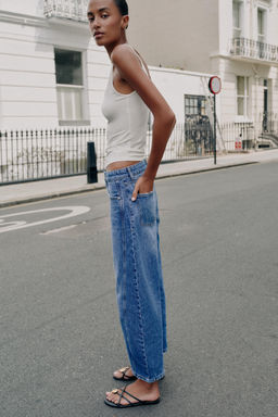 JEANS Z1975 BARREL / Azul medio - Zara фото 3