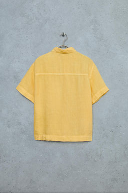 STORIESZ - CAMISA 100% LINO / Amarillo
