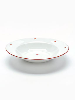 Тарелка суповая керамическая Любовь в деталях, d=22.4 см, ручная работа