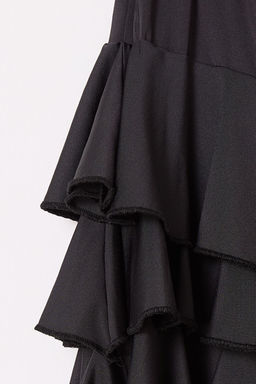 TRENDYOLMILLA Cok Renkli Leopar Bask?l? Etegi F?rf?rl? Mini Esnek Orme Etek TWOSS25ET00088  фото 6