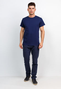 Футболка мужская короткий рукав GREG TS521-3920 (т.синий)  фото 6