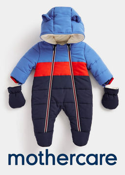 Mothercare / Комбинезон демисезонный на велюровой подкладке