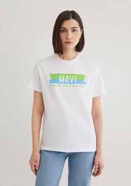 Make The Planet Great Again Bask?l? Tisort - Mavi фото 4