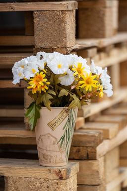 Заготовка для декорирования Love2art MG-039 кашпо оцинкованный металл 11 х 5 х 13.5 см СК/Распродажа фото 3