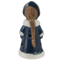 Фигурка декоративная "Снегурочка" с подсветкой (2xLR44), L, L5 W5 H10,5 см, 2в.