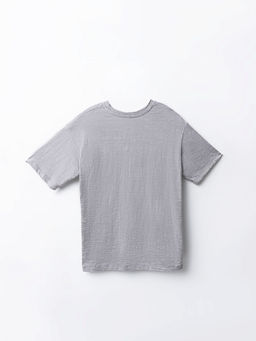 Футболка свободного силуэта женская серая - Mark formelle фото 7