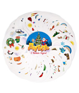 Игра настольная "Дубль С Новым годом!", с карточками