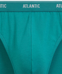 ATLANTIC 2RMP-094 Трусы спорт - набор 2 шт. бирюзово-зеленый + темно-голубой фото 4