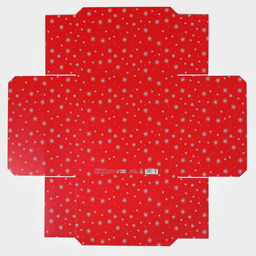 Коробка новогодняя складная «Новогодний подарок», 26 х 26 х 8 см, Новый год