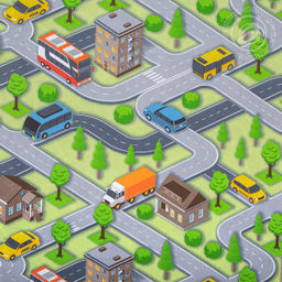 Автодром 1,5 сп./Пододеяльник: 1 шт. - 215*143; Простыня: 1 шт. - 214*150; Наволочка: 2 шт. - 70*70; Бязь детская - Артпостель фото 4