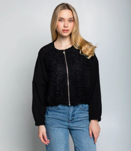 Бомбер #КТ2552, чёрный