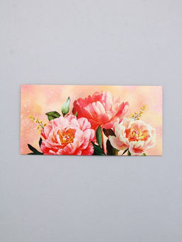 Цена за 10 шт. Конверт для денег Цветы, 16,5 х 8 см