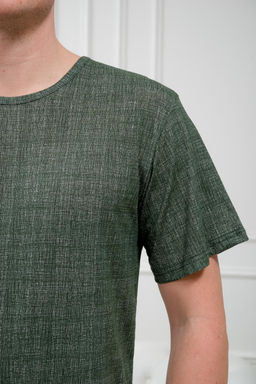 Футболка мужская из кулирки олива - Амадэль фото 9