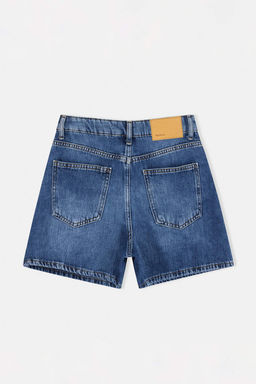 Premium Koyu Mavi Ozel Kumas City Boy Denim Sort TWOSS26SR00186 - Trendyolmilla фото 2