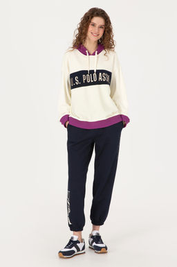 Kad_n Krem Sweatshirt - U.s. polo assn фото 4