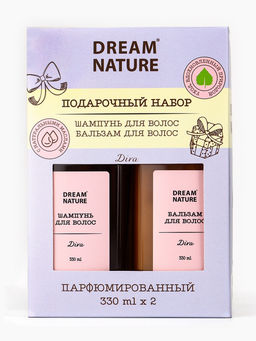 Подарочный набор женский DREAM NATURE Diva: шампунь для волос и бальзам для волос по 330 мл