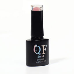 Гель лак для ногтей, с вкраплениями, трехфазный, 8 мл, LED/UV, розовый (01)