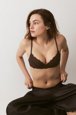 Sujetador super push-up de encaje - H&m фото 9
