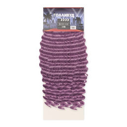 ГОЛЛИВУД Афролоконы, 60 см, 270 гр, цвет сиреневый HKBТ2403 (Катрин) - Queen fair фото 4