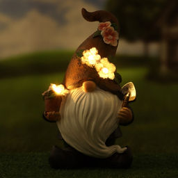 Садовый фонарь Гномик садовод 13х16х27см - Take it easy фото 2