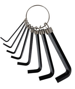 Цена за 2 шт. Набор ключей шестигранных на кольце 8шт 100696