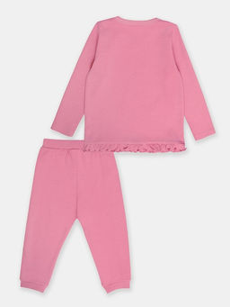 CRB wear/CSNG 90157-46-347 Комплект для девочки (джемпер, брюки),циклама/Ex.Cherubino  фото 4