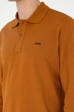Мужской базовый свитшот кокосового цвета - U.s. polo assn фото 7