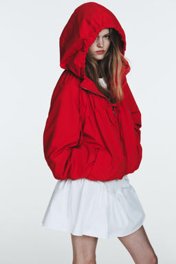NYLON JACKET WITH TIES - Zara фото 13