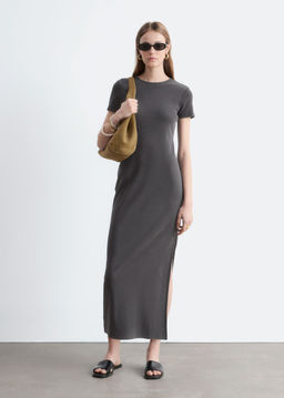 Vestido de punto de largo midi - H&m фото 5