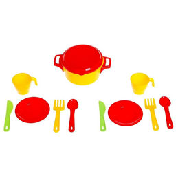 Набор посуды для кукол, «Хозяйка» на 2 персоны