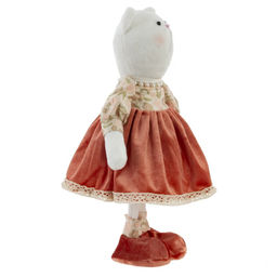 Игрушка набивная "Кот/Кошка", L16 W11,5 H36 см, 2в.