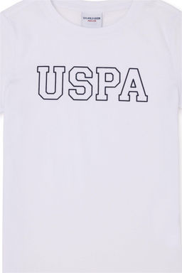Белая базовая футболка для мальчика - U.s. polo assn фото 4