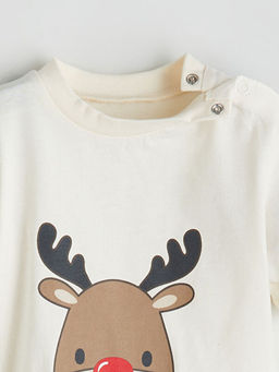 Y?lba?? Temal? Erkek Bebek Ti??rt ve ?ort 2li