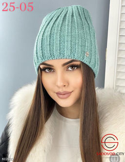 Шапка зимняя женская на флисе