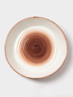 Тарелка глубокая Magistro Wood, 700 мл, d=18.2 см, фарфор, коричневая фото 2